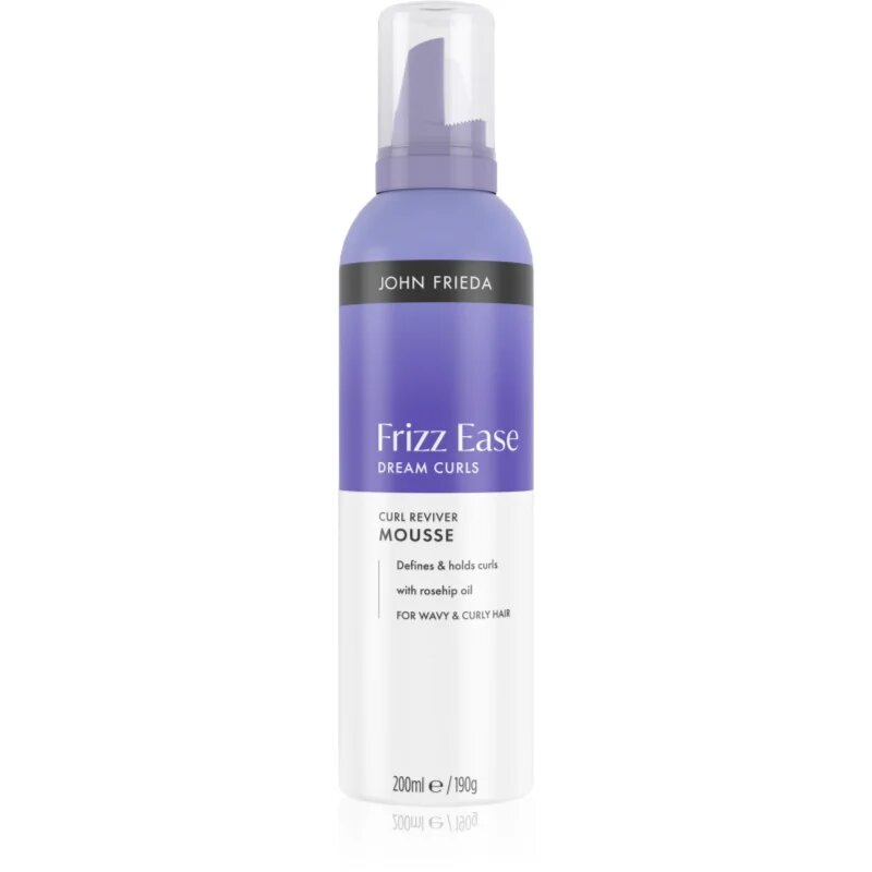 John Frieda Frizz Ease Curl Reviver Mousse pena za lase za definicijo kodrov 200 ml