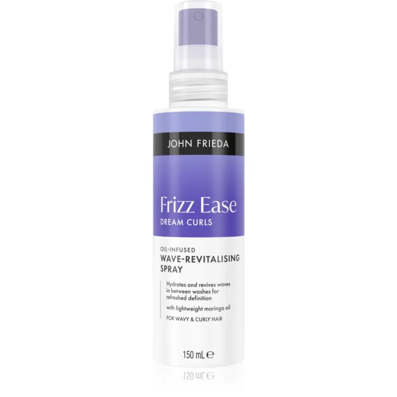 John Frieda Frizz Ease Oil-Infused Wave-Revitalising Spray vlažilno pršilo za lase za valovite in kodraste lase 150 ml