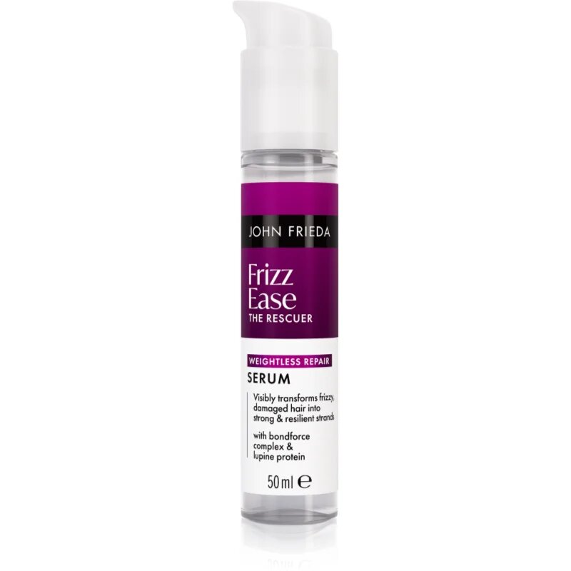 John Frieda Frizz Ease The Rescuer Weightless Repair Serum krepilni serum za poškodovane lase 50 ml