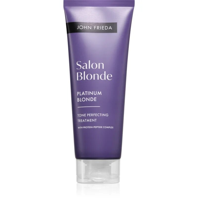 John Frieda Salon Blonde Tone Perfecting Treatment tonirana krema za intenzivnost barve las odtenek Platinum Blonde 120 ml
