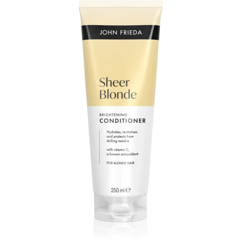 John Frieda Sheer Blonde Brightening Conditioner balzam za sijaj za blond lase 250 ml