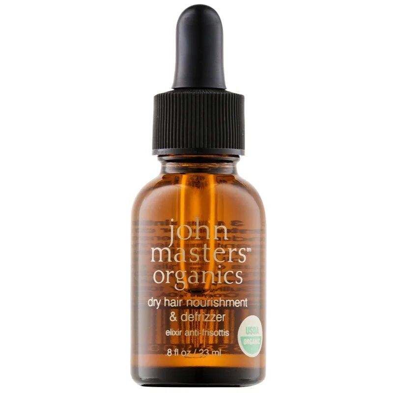 John Masters Organics Dry Hair Nourishment & Defrizzer negovalno olje za glajenje las 23 ml
