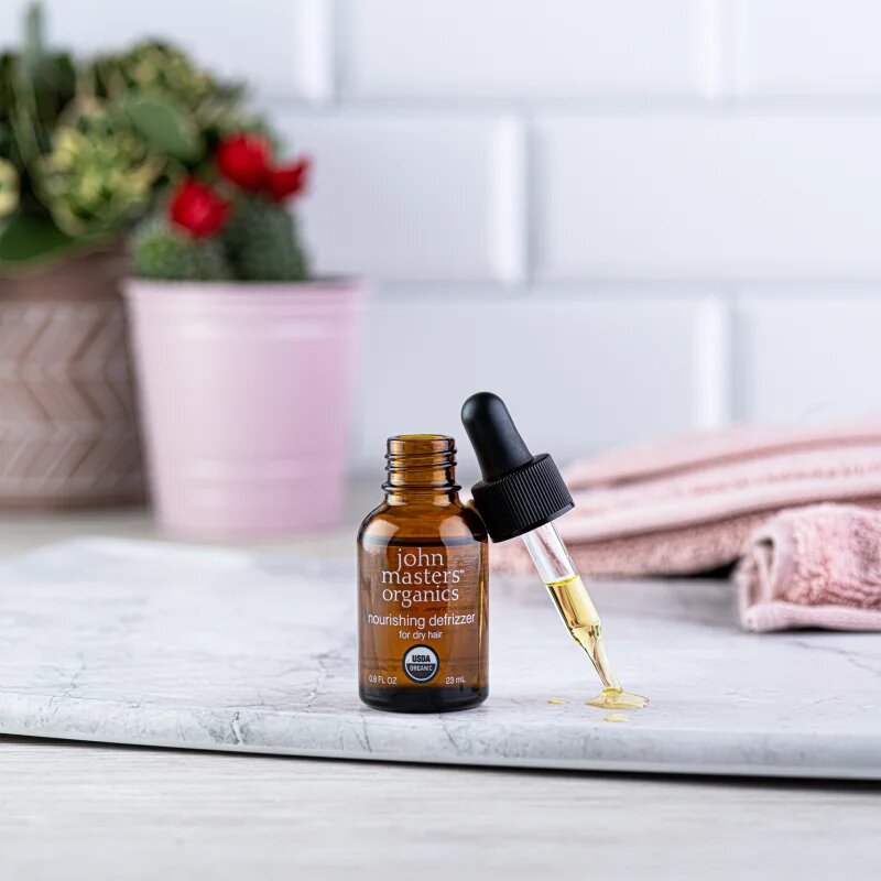 John Masters Organics Dry Hair Nourishment & Defrizzer negovalno olje za glajenje las 23 ml