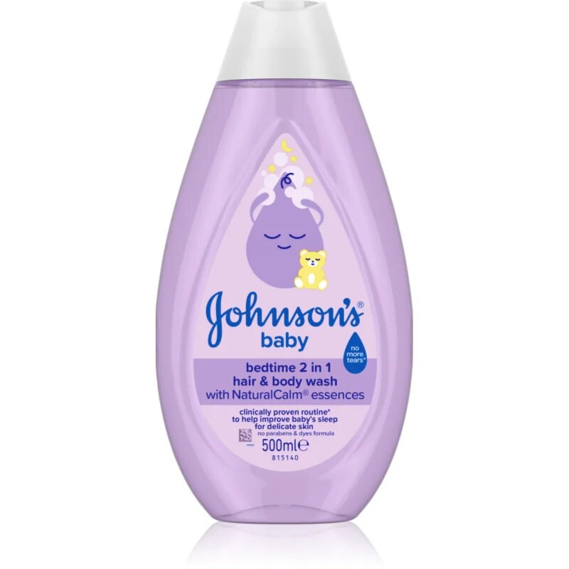 Johnson's® Bedtime gel za umivanje za telo in lase za lahko noč 500 ml