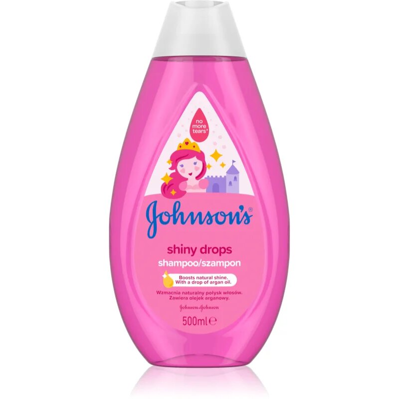 Johnson's® Shiny Drops nežni šampon za otroke 500 ml