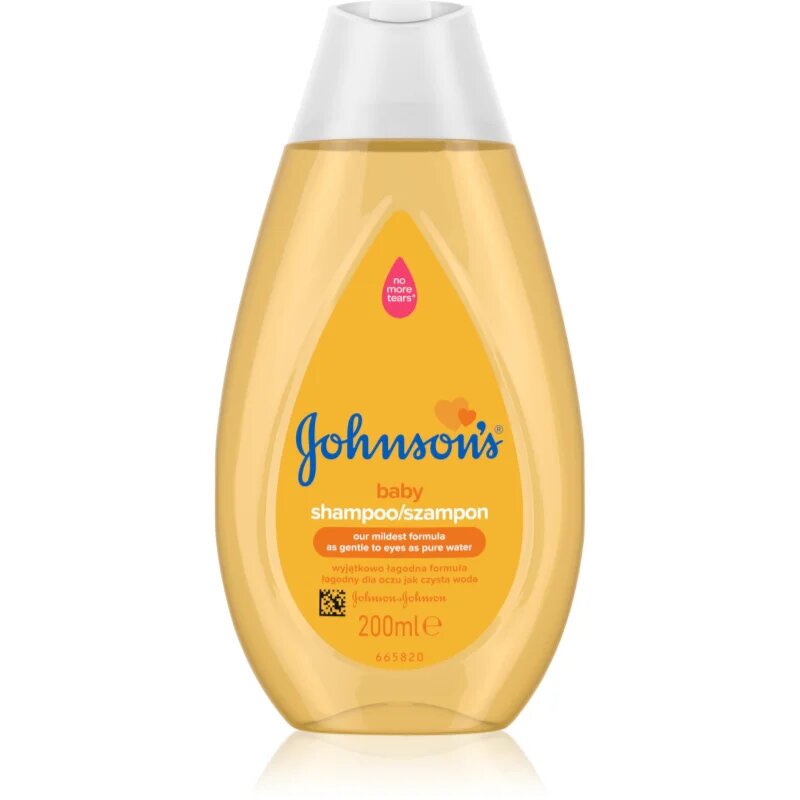 Johnson's® Wash and Bath ekstra nežen šampon za otroke od rojstva 200 ml