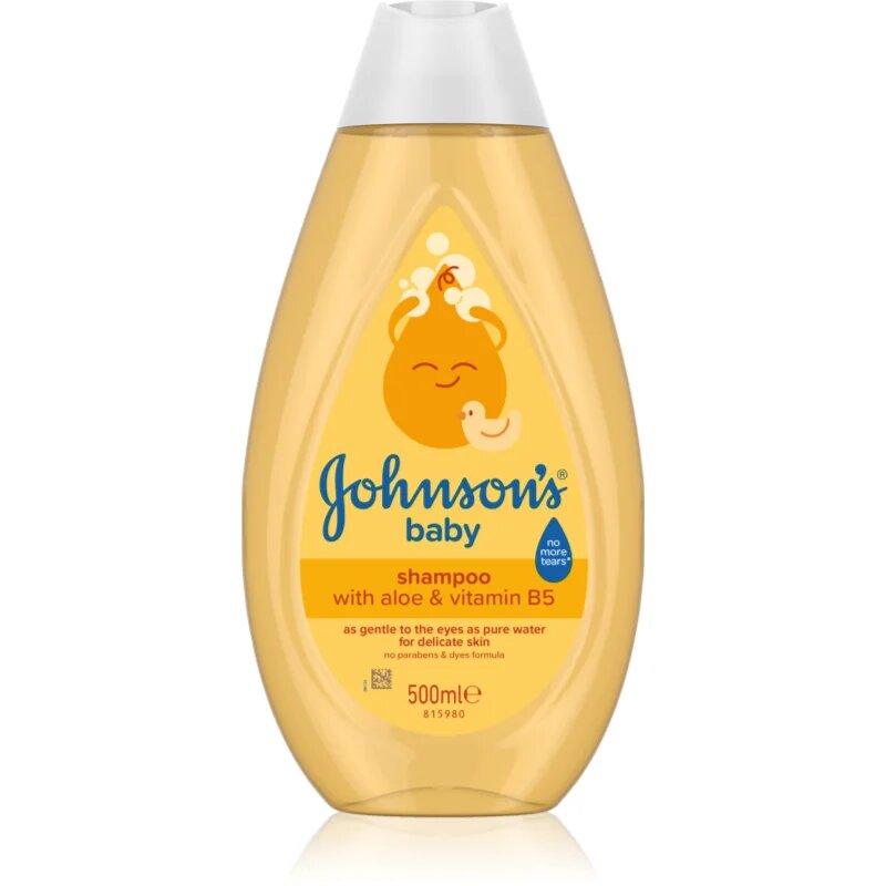 Johnson's® Wash and Bath nežen otroški šampon 500 ml