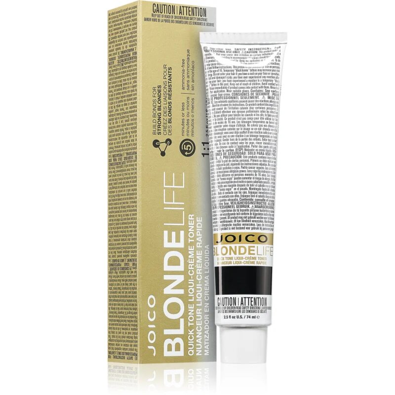 Joico Blonde Life Quick Tone Liqui hitri toner za blond lase odtenek Sand 74 ml