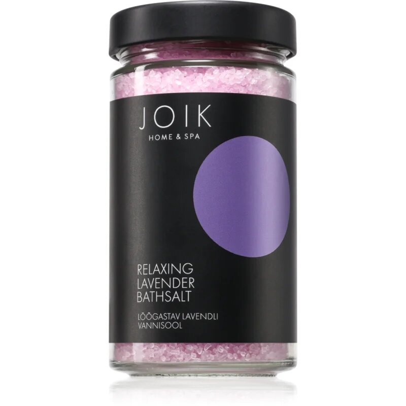 JOIK Home & Spa Lavender relaksacijska sol za kopel 450 g