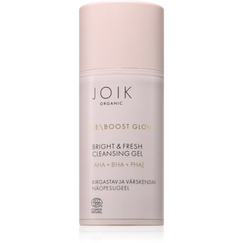 JOIK Organic Re-Boost Glow osvežilni čistilni gel za obraz z učinkom eksfoliacije 100 ml