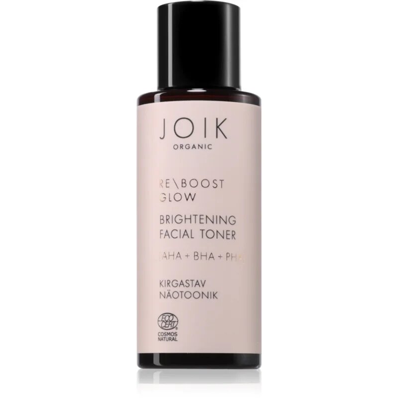 JOIK Organic Re-Boost Glow vlažilni tonik z učinkom eksfoliacije 100 ml