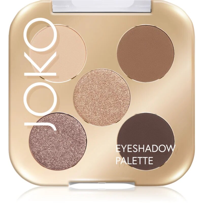 JOKO Eyeshadow Palette paleta senčil za oči 5 barv odtenek Sparkling Sands 7 g