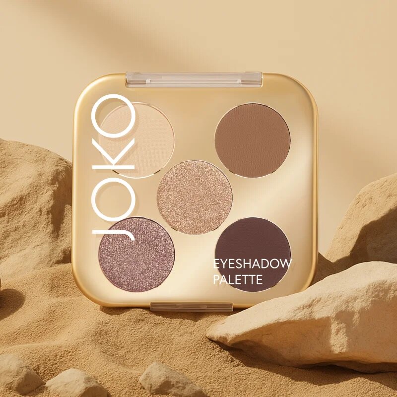 JOKO Eyeshadow Palette paleta senčil za oči 5 barv odtenek Sparkling Sands 7 g