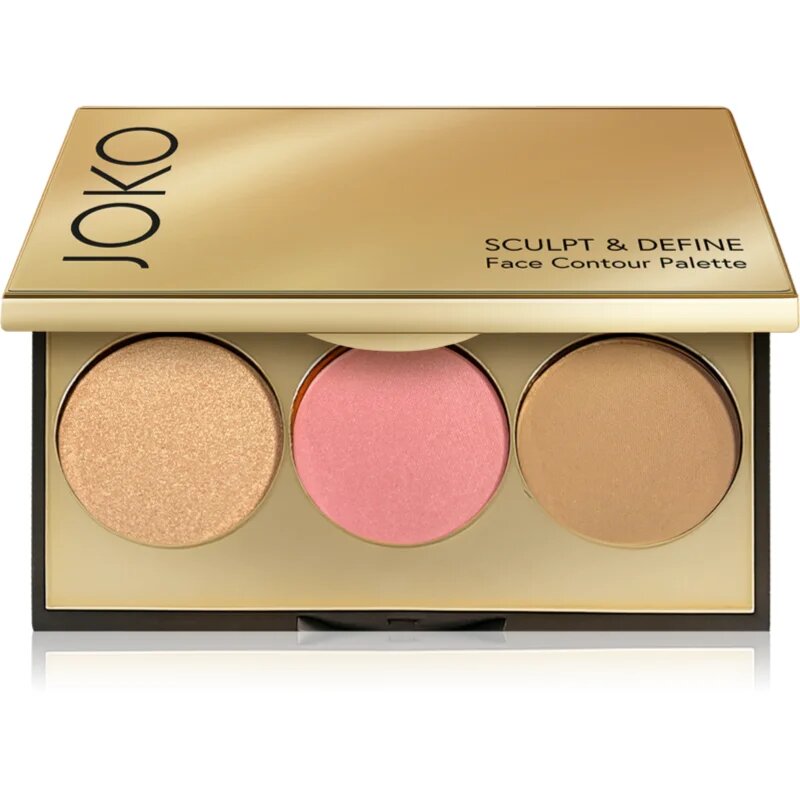 JOKO Sculpt & Define paleta za konture obraza odtenek 02 Mocha Haze 8 g