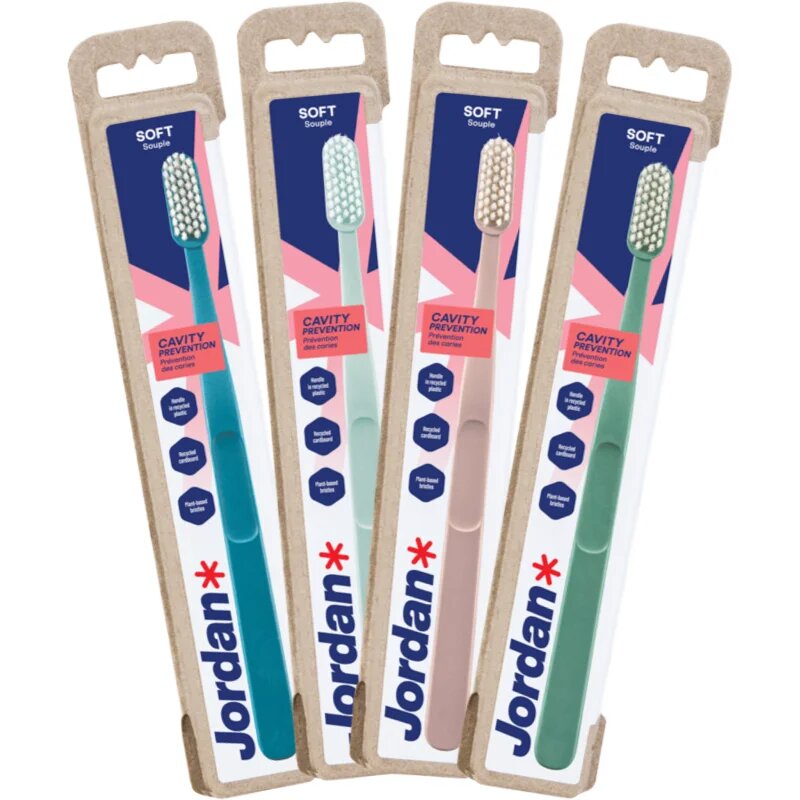 Jordan Clean Smile Care Soft zobna ščetka 1 kos