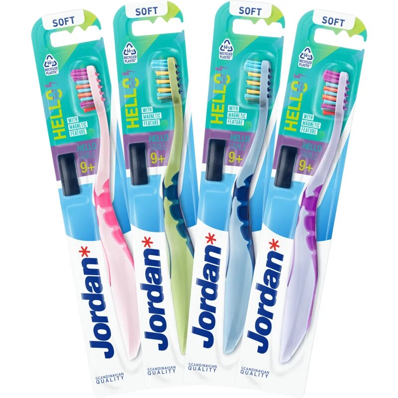 Jordan Hello Smile Soft zobna ščetka za otroke 1 kos