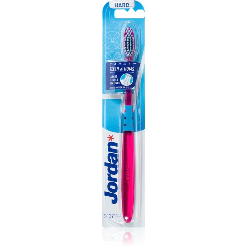 Jordan Target Teeth & Gums Hard zobna ščetka 1 kos