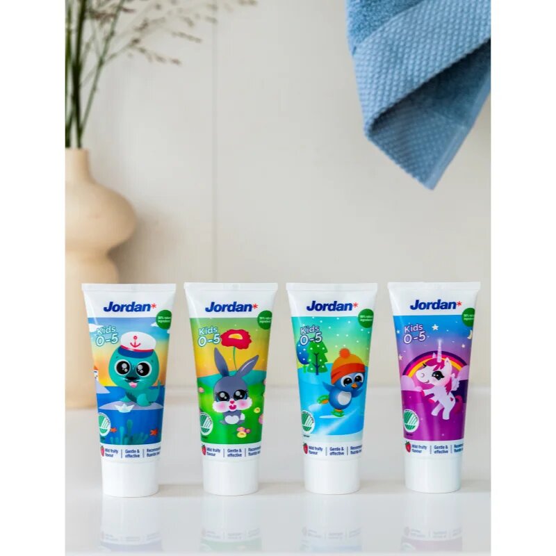 Jordan Toothpaste Kids 0-5 years zobna pasta za otroke 50 ml