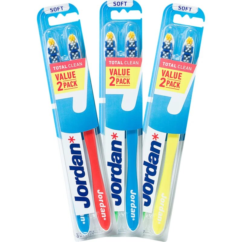 Jordan Total Clean Soft 2 pack zobna ščetka 2 kos