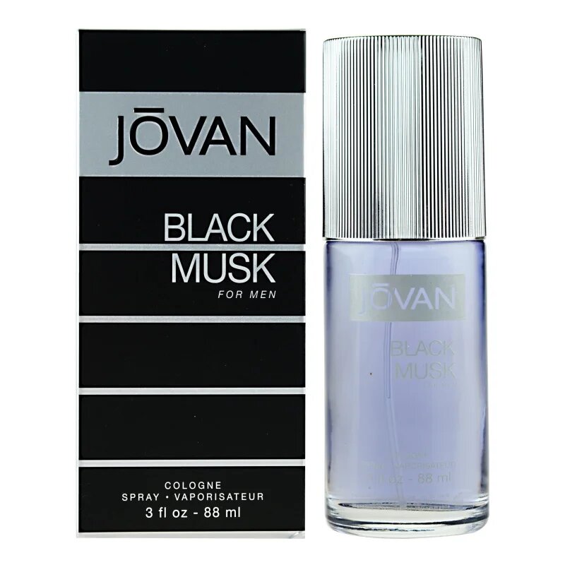 Jovan Black Musk kolonjska voda za moške 88 ml