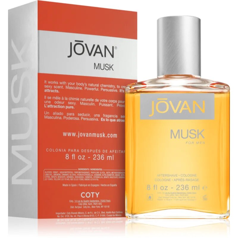 Jovan Musk For Men voda za po britju za moške 236 ml
