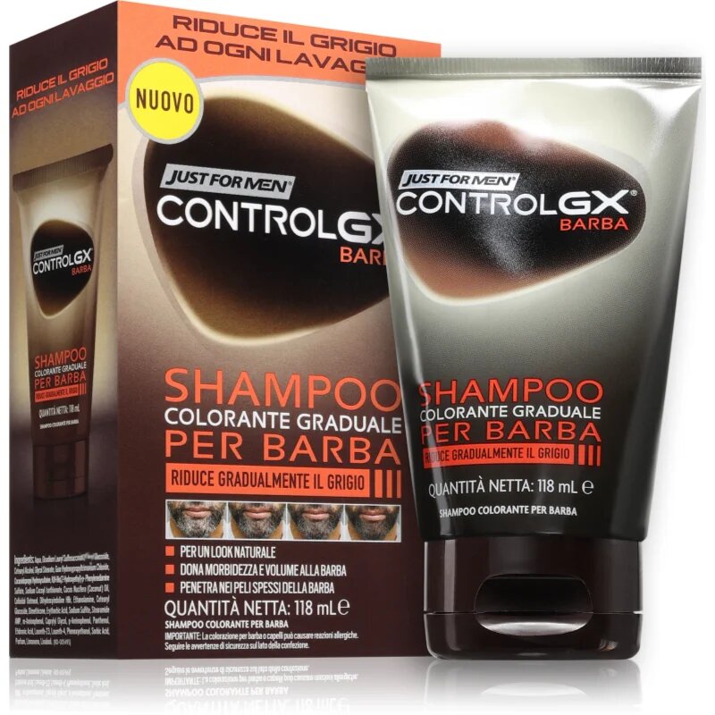 Just for Men Control GX Shampoo šampon proti sivenju brade 118 ml