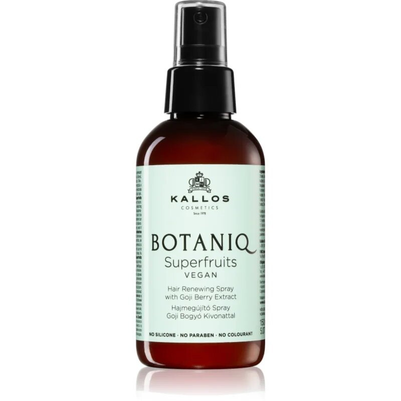 Kallos Botaniq Superfruits obnovitveno pršilo z rastlinskimi izvlečki 150 ml