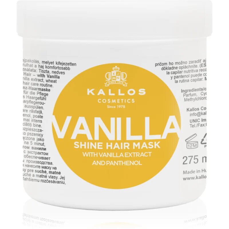 Kallos Classic maska za suhe lase 275 ml