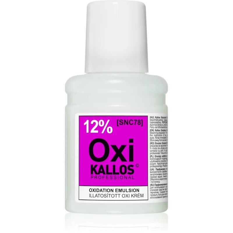Kallos Classic Oxi kremasti peroksid 12% za profesionalno uporabo 60 ml