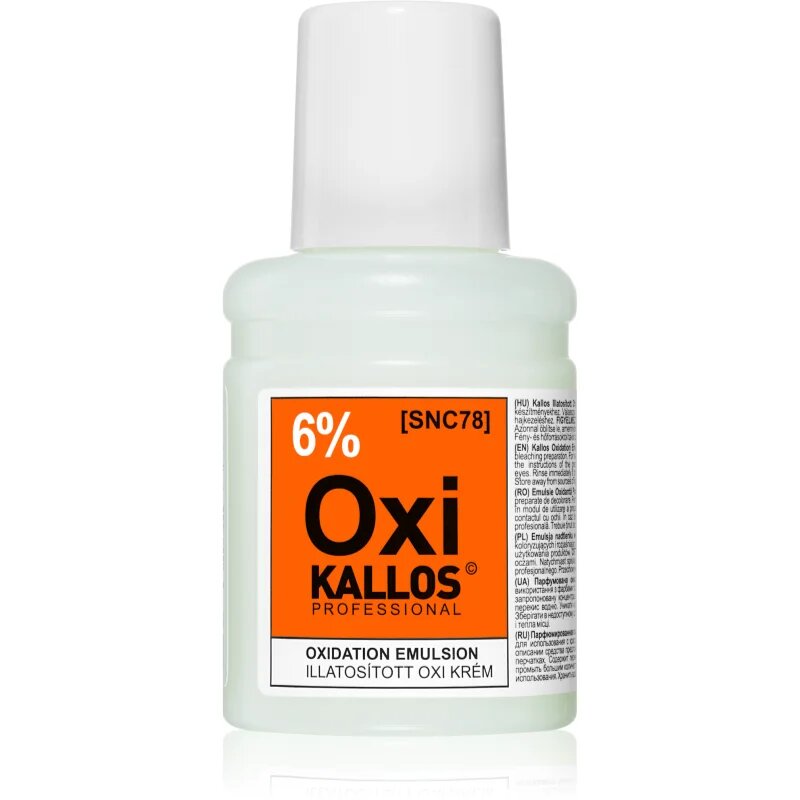 Kallos Classic Oxi kremasti peroksid 6% za profesionalno uporabo 60 ml