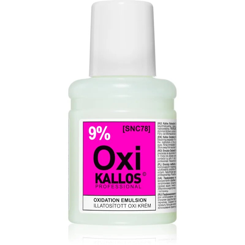Kallos Classic Oxi kremasti peroksid 9% za profesionalno uporabo 60 ml