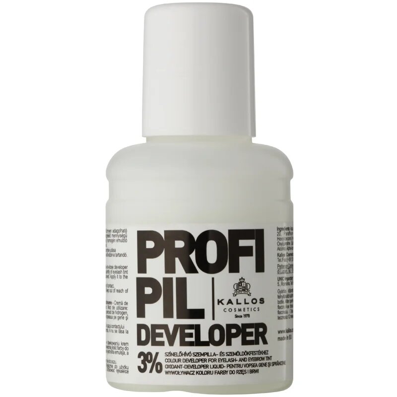 Kallos Classic Profi Pil aktivacijska emulzija za barvo za obrvi in trepalnice 60 ml