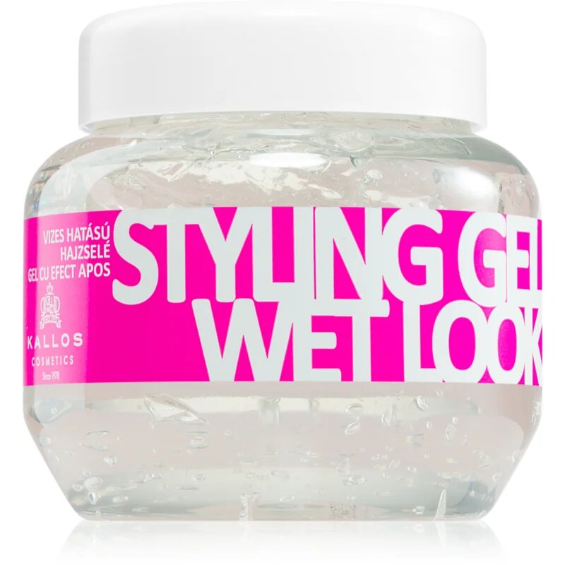 Kallos Classic Styling Gel gel za lase z mokrim učinkom ultra močna fiksacija Wet Look 275 ml