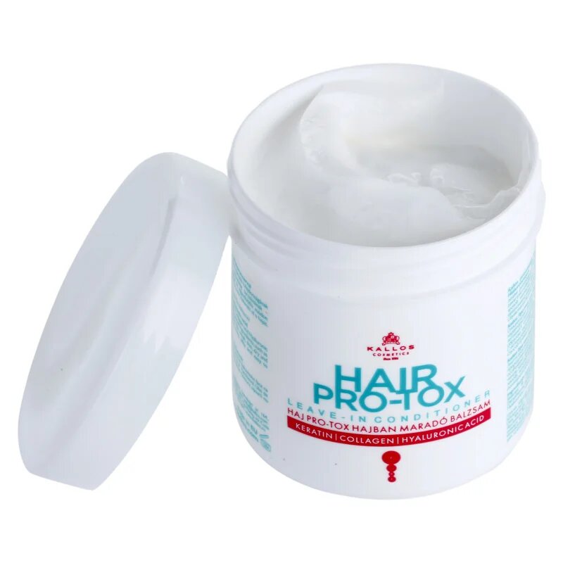 Kallos Hair Pro-Tox balzam brez spiranja za suhe in poškodovane lase 250 ml