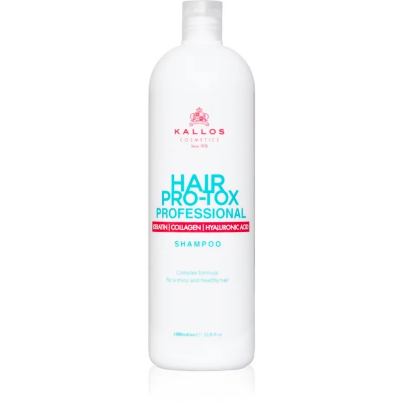 Kallos Hair Pro-Tox šampon s keratinom za suhe in poškodovane lase 1000 ml