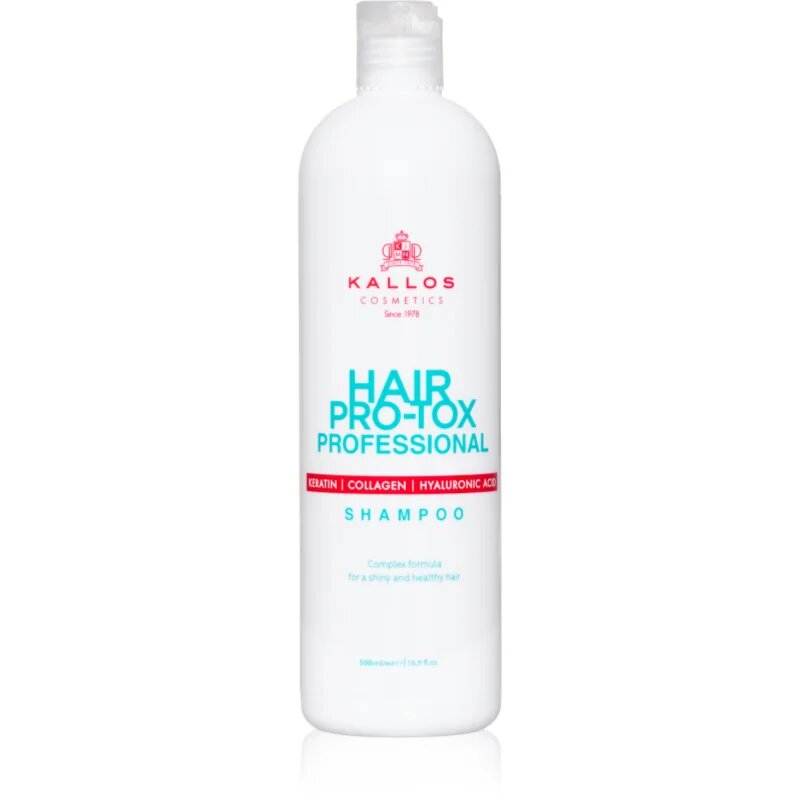 Kallos Hair Pro-Tox šampon s keratinom za suhe in poškodovane lase 500 ml
