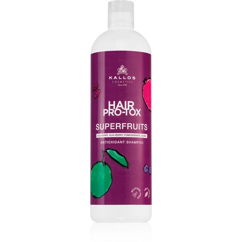 Kallos Hair Pro-Tox Superfruits šampon za lase z antioksidacijskim učinkom 500 ml
