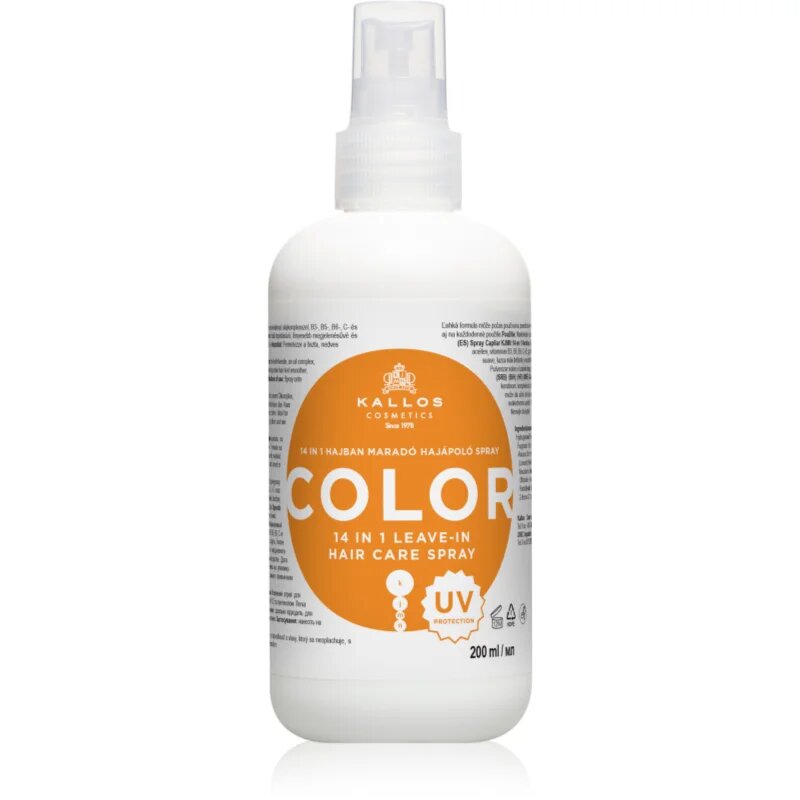 Kallos KJMN Color pršilo brez spiranja z UV faktorjem 200 ml