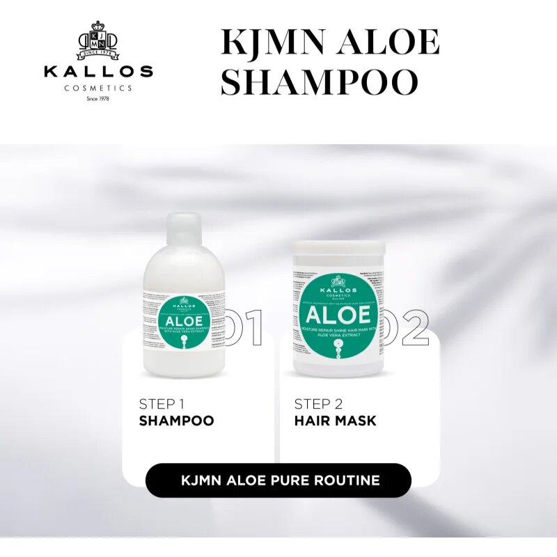 Kallos KJMN Professional Aloe obnovitveni šampon z aloe vero 1000 ml