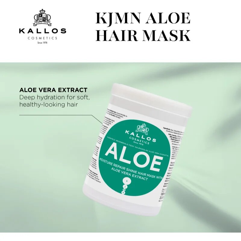 Kallos KJMN Professional Aloe vlažilna maska z aloe vero 275 ml