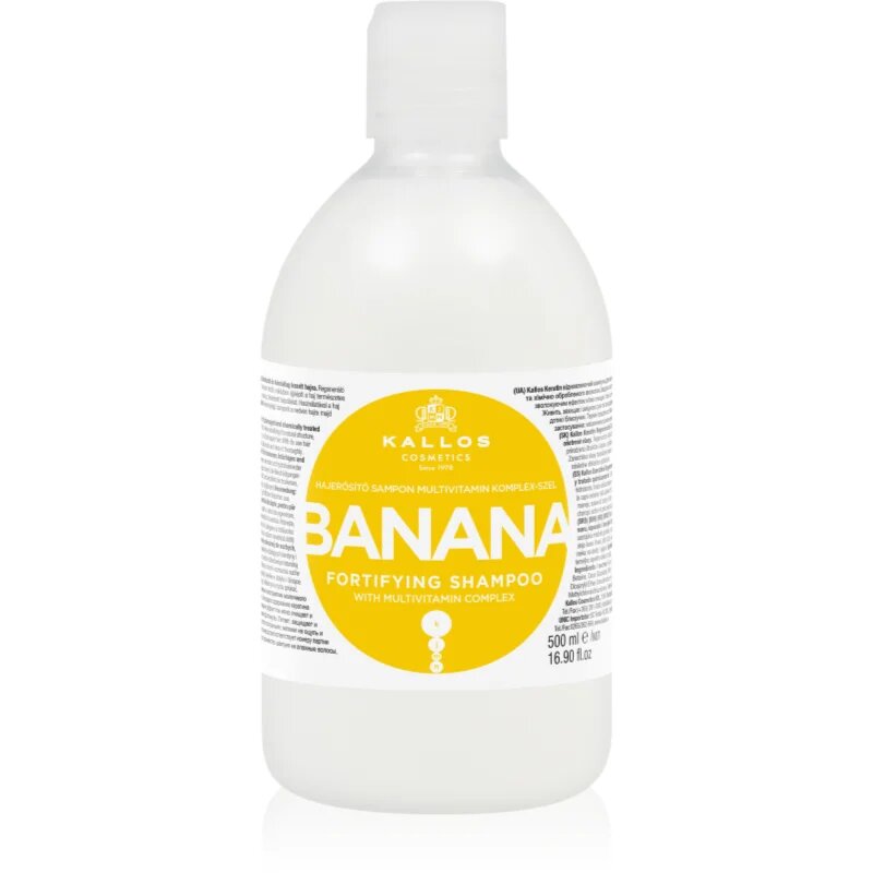 Kallos KJMN Professional Banana šampon za okrepitev las 500 ml