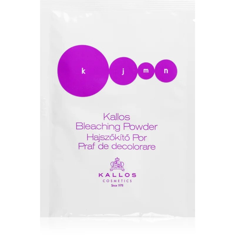 Kallos KJMN Professional Bleaching Powder puder za posvetlitev in pramene 35 g