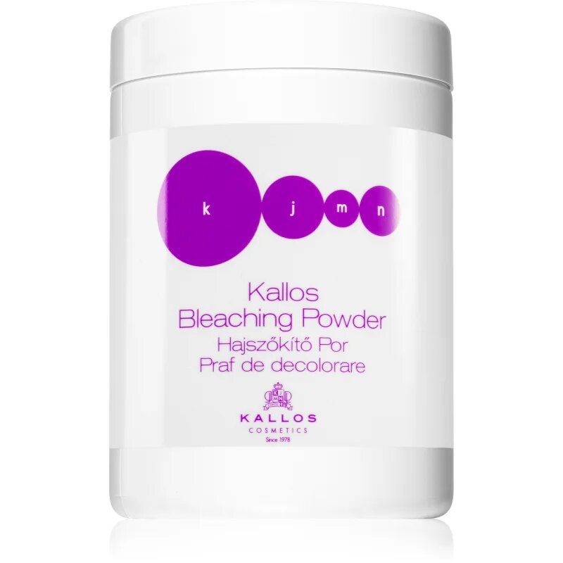 Kallos KJMN Professional Bleaching Powder puder za posvetlitev in pramene 500 ml
