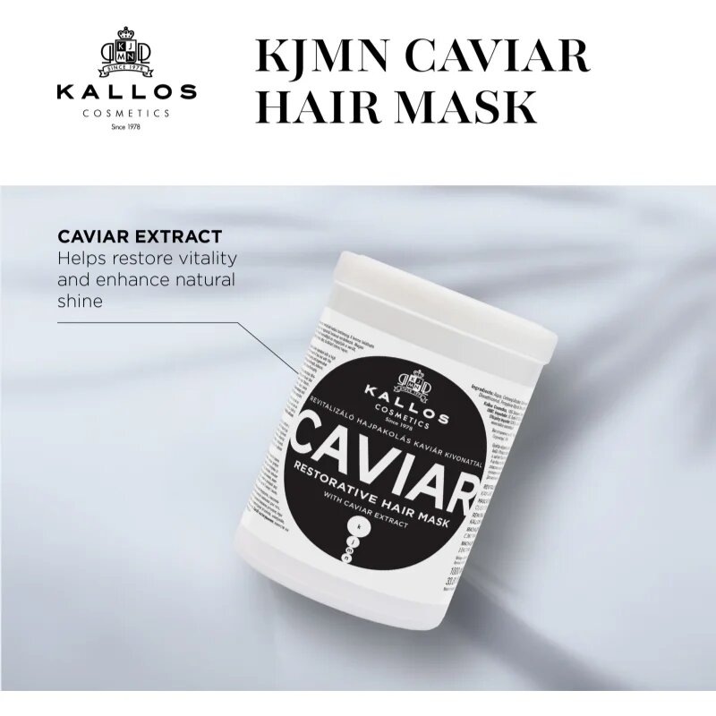 Kallos KJMN Professional Caviar obnovitvena maska s kaviarjem 275 ml