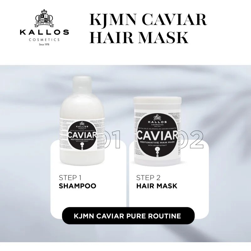 Kallos KJMN Professional Caviar obnovitvena maska s kaviarjem 275 ml