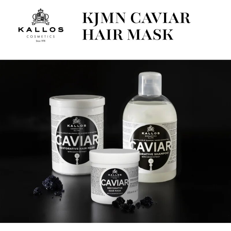 Kallos KJMN Professional Caviar obnovitvena maska s kaviarjem 275 ml