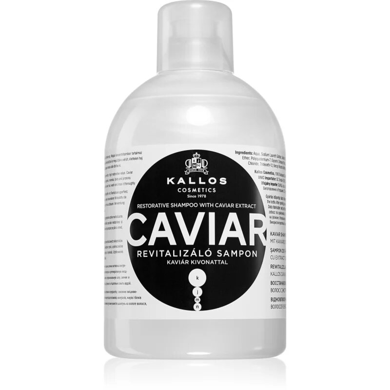 Kallos KJMN Professional Caviar obnovitveni šampon s kaviarjem 1000 ml