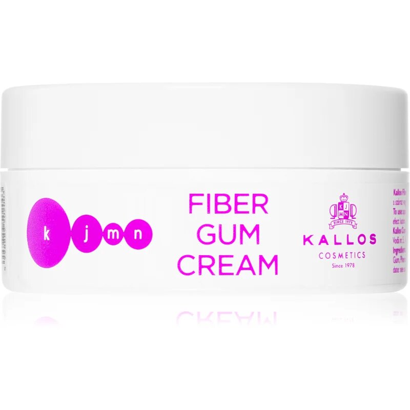 Kallos KJMN Professional Fiber Gum Cream modelirna guma za lase 100 ml