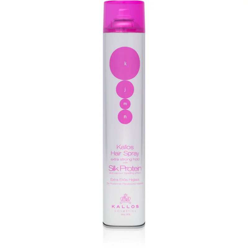 Kallos KJMN Professional Hair Spray lak za lase za ekstra močno utrjevanje 750 ml
