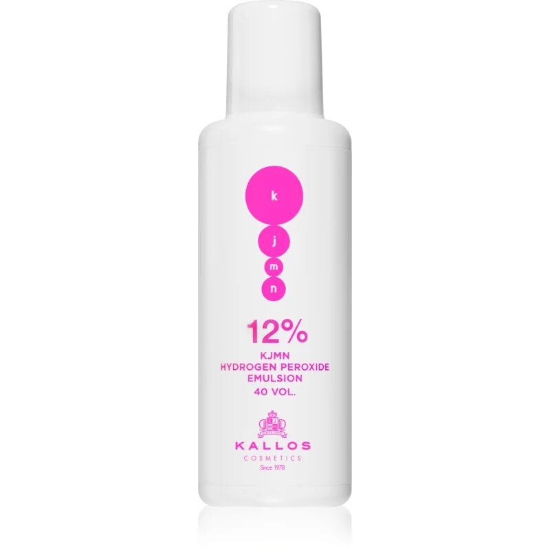 Kallos KJMN Professional Hydrogen Peroxide oksidacijska emulzija 12 % 40 vol. za profesionalno uporabo 100 ml